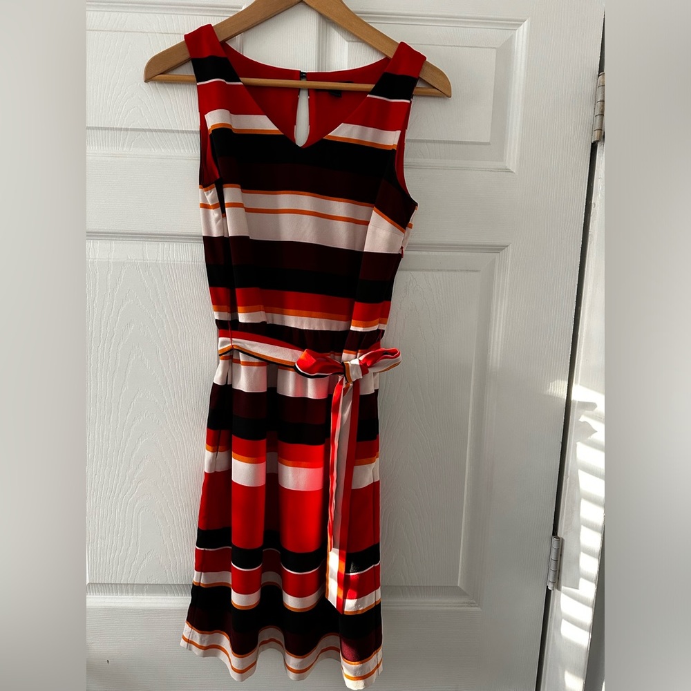 Lands’ End | Colorful Stripe Summer Dress Size 2